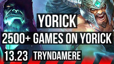 YORICK Vs TRYNDA TOP 2 9M Mastery 2500 Games KR Grandmaster