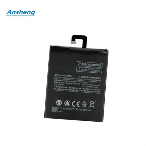 Ansheng High Quality 3300Mah BM3A Battery For Xiaomi Note3 Note 3