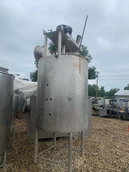 Used Gallon Stainless Steel Jacketed Mix Tank Fv Internal Psi