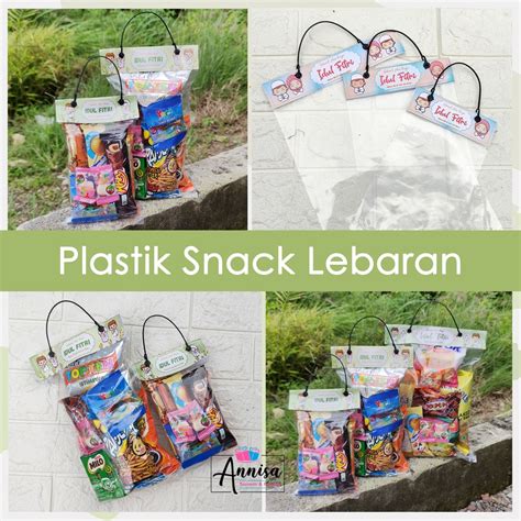 Jual 10pcs Tas Snack Lebaran Idul Fitri 2025 Tas Plastik Parcel