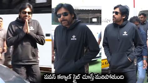 పవన్ కళ్యాణ్ స్టైల్ చూస్తే మతిపోతుంది Pawan Kalyan Joined In They Call Him Og Shoot Ns