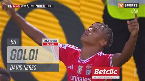 Golo David Neres Portimonense 1 3 Benfica Liga 23 24 6 YouTube