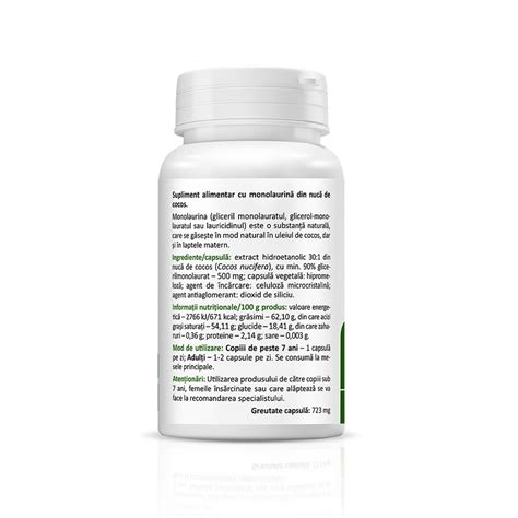 Monolaurin Mg Capsule Zenyth Farmacia Tei Online