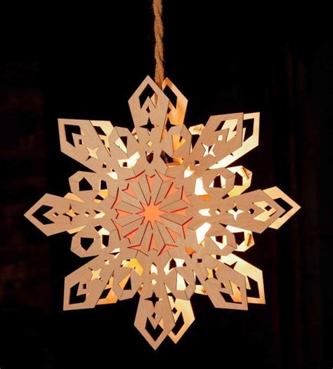 Koselig Lighted Hanging Scandinavian Snowflake Etsy Hanging Lights