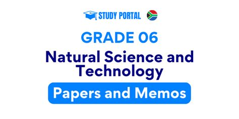 Grade 6 Natural Science Technology Exam Papers Study Portal