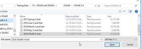 Test Specific Information Staarstaar Alternate Grades 3 8 Aeries