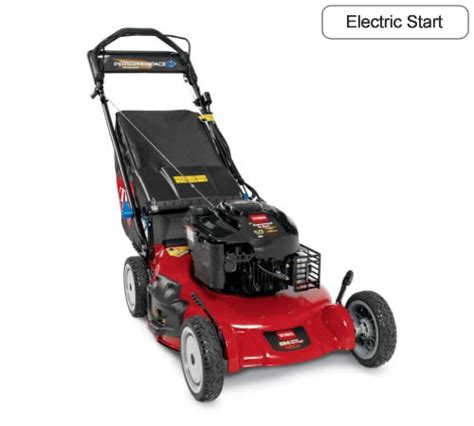 Toro Ads Cm Electric Start Petrol Recycler Lawn Mower Garden