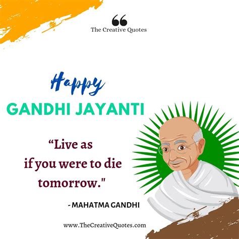 Mahatma gandhi jayanti wishes quotes and images profile photo and ...