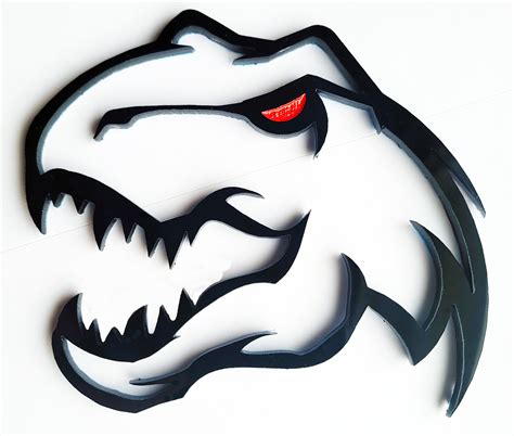 X Dinosaur T Rex Trx Redeye Emblem For Dodge Ram Logo Etsy