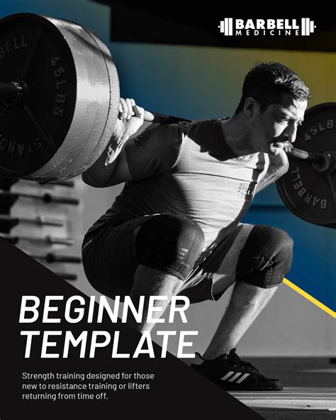 Beginner Strength Training Program PDF [Template] - Barbell Medicine