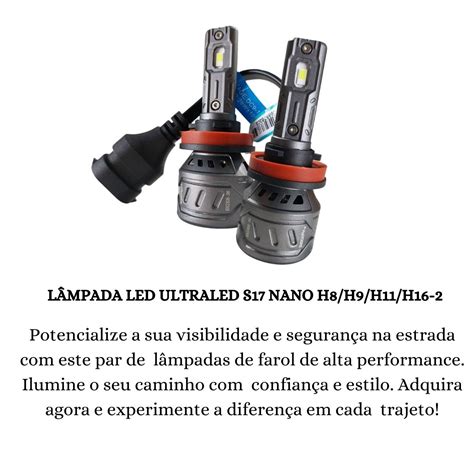 Lampada Led Ultra Led S Nano H H H H Canbus K V W