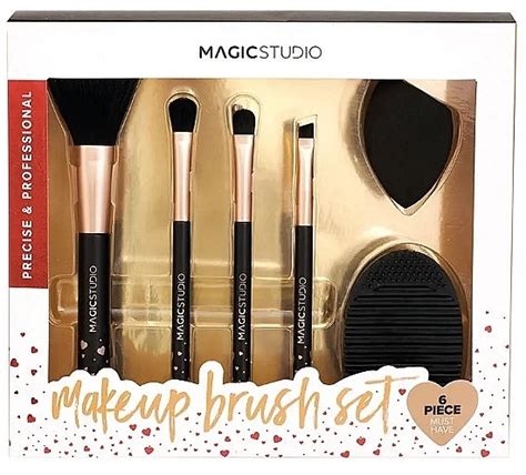 Magic Studio Make Up Brush Set Kit Pinceaux De Maquillage Et Ponge