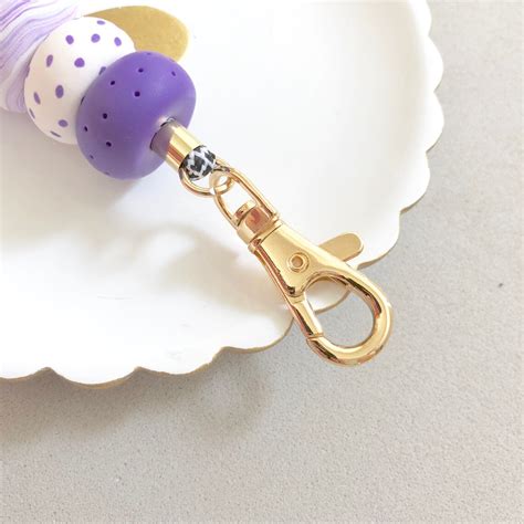 Keychain / Purple Keychain / Purple Charm / Purple Bag Charm - Etsy