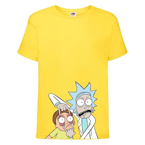 Футболка Рик и Морти 1 (Rick and Morty) желтая 152 см от продавца ...