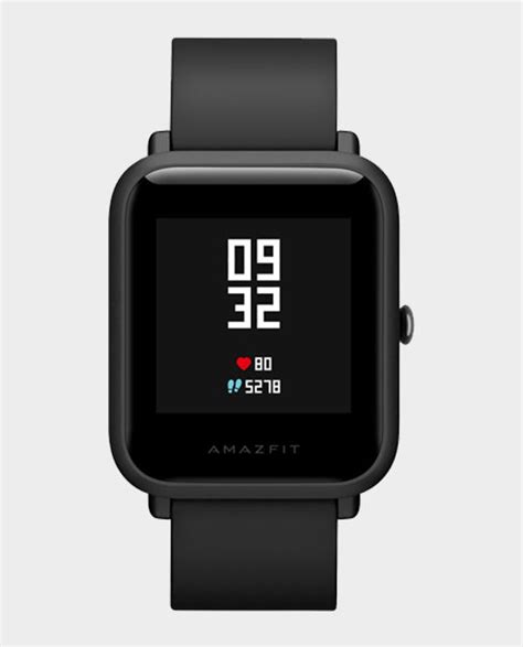 Amazfit Bip Lite Smart Watch Black People S Telecom Qatar Atelier