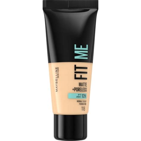 Maybelline Fit Me Podkład Matujący Do Twarzy Z Glinką 118 Nude 03600531369392 Cena Opinie