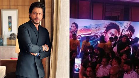 Fans Welcome Shah Rukh Khan Deepika Padukone In First Ever Pathaan Presser Dancing To Jhoome Jo