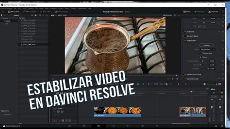 Estabilizar Videos Con Davinci Resolve Youtube