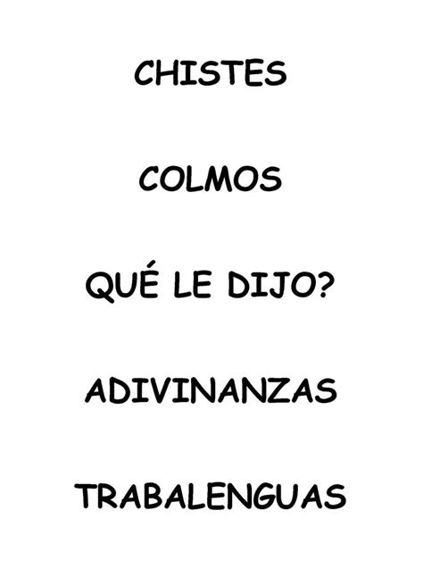 Chistes de colmos para reír en familia