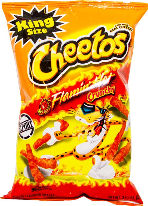 Download Cheetos Chips Flamin Hot Crunchy Transparent Png Download