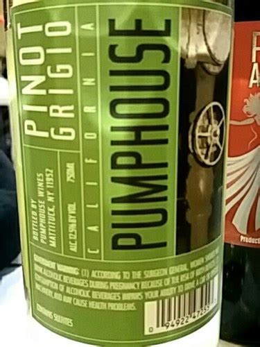 Pumphouse Pinot Grigio Vivino US