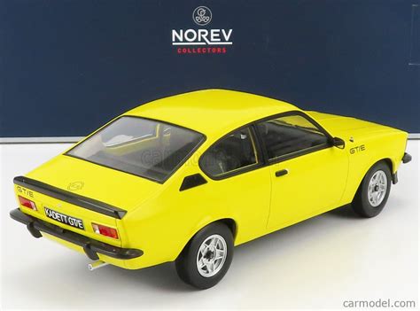 NOREV 183655 Echelle 1 18 OPEL KADETT GT E WITH ATS WHEELS 1977 YELLOW