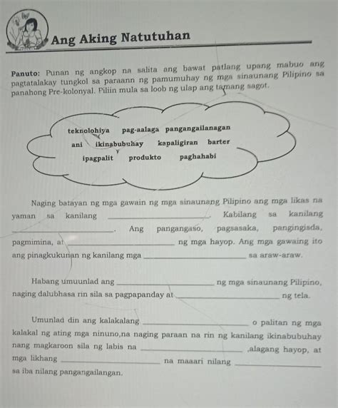 Paturo Po Sa Araling Panlipunan Brainly Ph