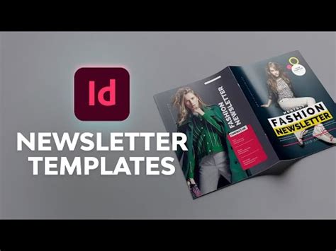 Best Indesign Newsletter Templates Youtube