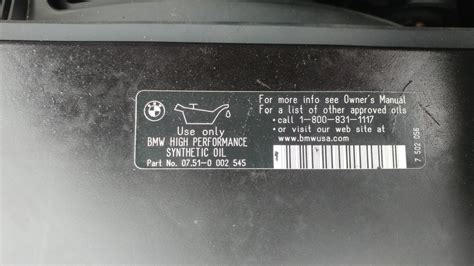 Bmw Engine Oil Level Low Below Minimum Warning