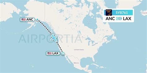 5Y8761 Flight Status Atlas Air: Anchorage to Los Angeles (GTI8761)