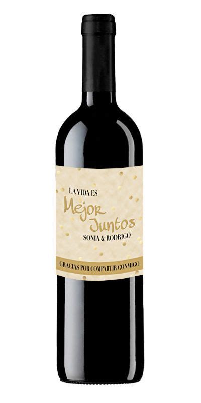 Mejor Juntos Botellas Personales Vinos Y Licores Personalizados