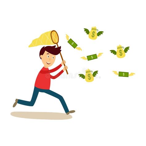 Running For Money Stock Vector Illustration Of Arrow 31306007