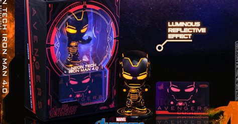 Iron Man Enters The Grid With New Neon Tech Figures From Hot Toys