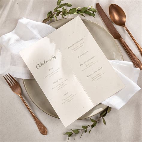 Menu Weselne Toskania Sk Adane Weddingstore Pl