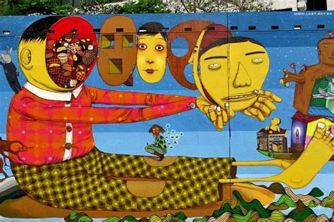 gustavo e otávio os gêmeos grafiteiros Gemeos grafiteiros