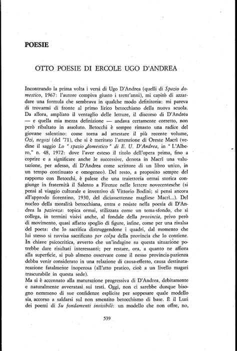 OTTO POESIE DI ERCOLE UGO D ANDREA ERCOLE UGO D ANDREA 1972