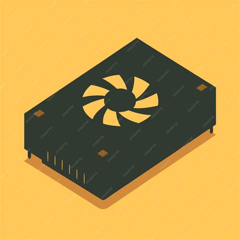 Premium Vector | Computer Hardware Components Parts and Devices Featuring Graphics Processing ...