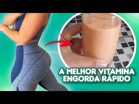 RECEITA PARA ENGORDAR SUPER RÁPIDO VITAMINA CASEIRA in 2024 Glass