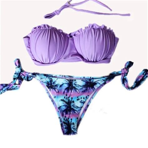 Snowshine Ylsw Sexy Women Push Up Padded Brazilian Bikini Set Swimwear