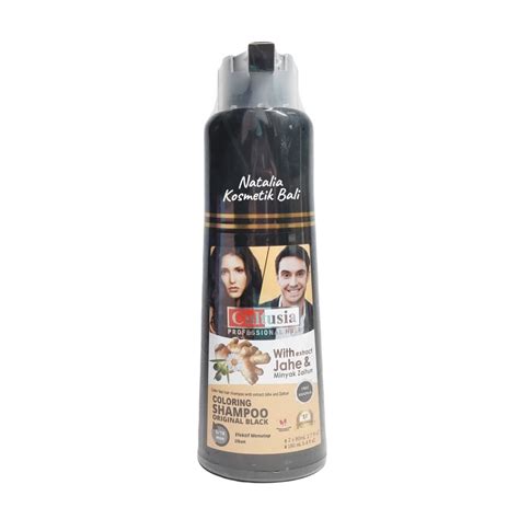 Jual Cultusia Coloring Shampoo Original Black With Jahe Minyak Zaitun