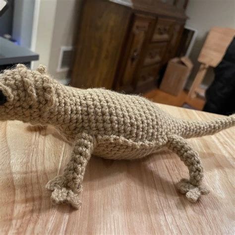 Iguana Lizard Amigurumi Crochet Pattern Digital Pdf File Etsy