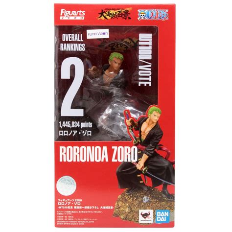 Bandai Figuarts Zero One Piece Roronoa Zoro WT100 Commemorative