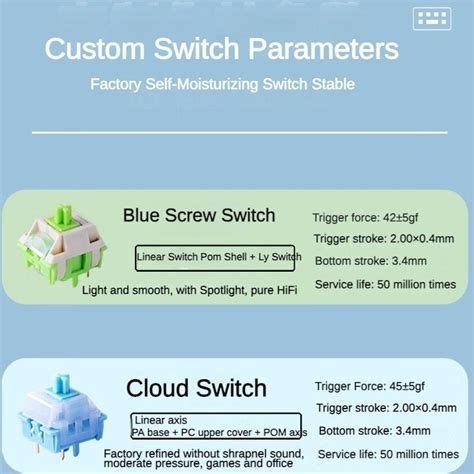 Je Rrzi Switch Customization Mechanical Keyboard Hot Swap Switch Original Silver Switch PRO