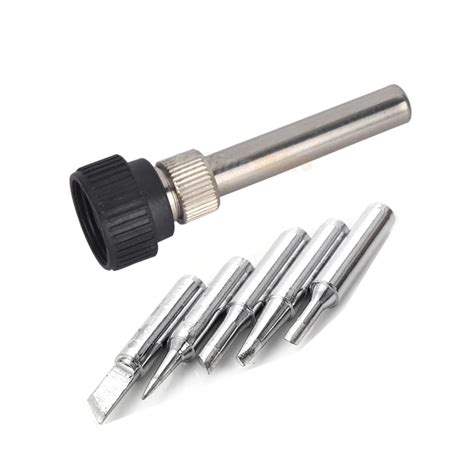 Electric Soldering Iron Cannula Casing Handle Adapter With Iron Tip