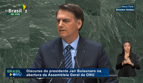 Bolsonaro Discursa Na Abertura Da Assembleia Geral Da Onu Surgiu