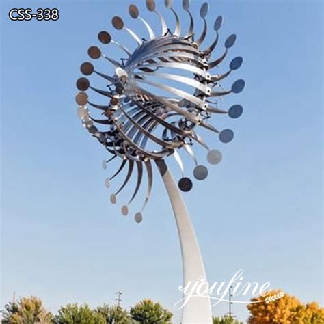 Kinetic Wind Sculpture You Fine Metal Sculpture