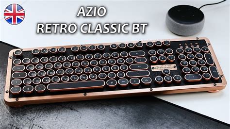 AZIO Retro Classic BT Wireless Backlit Mechanical Keyboard (Artisan ...