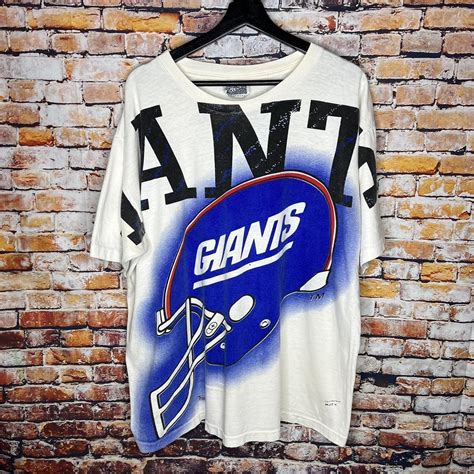 Vintage New York Giants Football All Over Print... - Depop