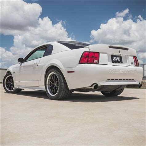 Sve Mustang Fr500 Wheel Kit 17x9105 Black W Machined Lip 94 04