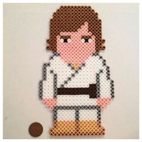 Luke Geek Perler Perler Art Perler Beads Melty Bead Patterns Hama Beads Patterns Beading